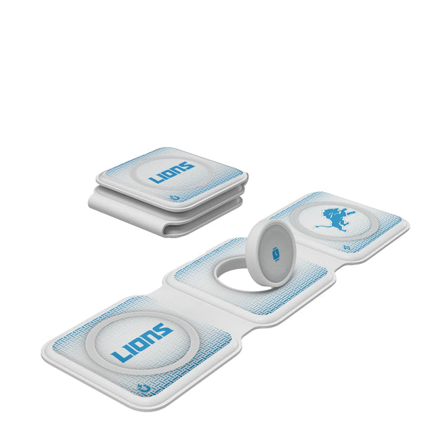 Detroit Lions Foldable 3 in 1 Charger Linen