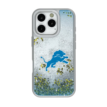 Detroit Lions Glitter Phone Case Linen for iPhone