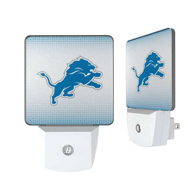 Detroit Lions Night Light 2-Pack Linen