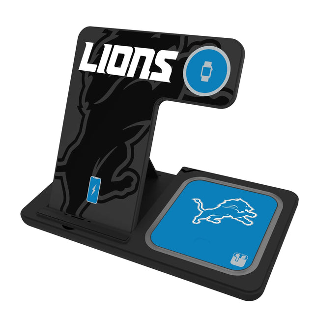 Detroit Lions 3 in 1 Charging Station Monocolor