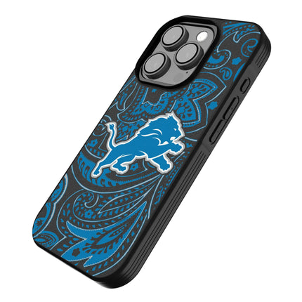 Detroit Lions Bump Phone Case Paisley for iPhone