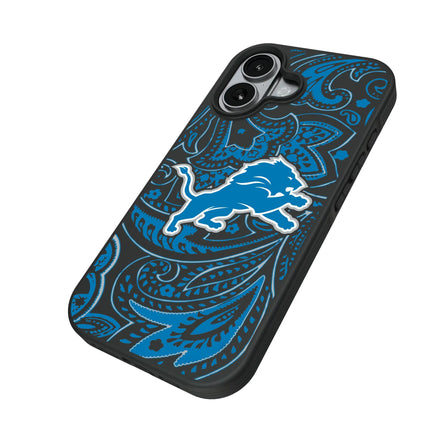 Detroit Lions Bump Phone Case Paisley for iPhone