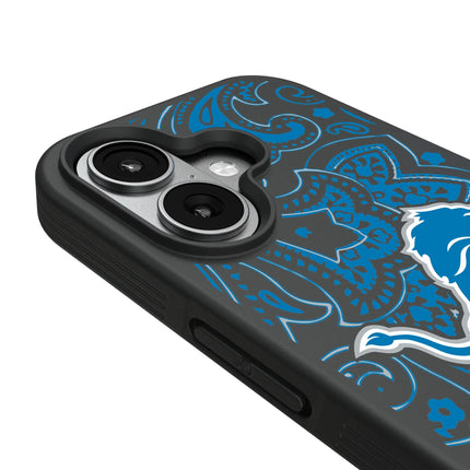 Detroit Lions Bump Phone Case Paisley for iPhone