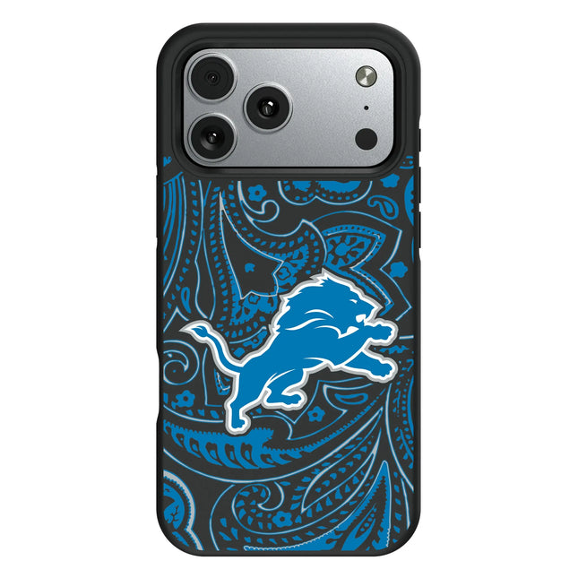 Detroit Lions Bump Phone Case Paisley for iPhone