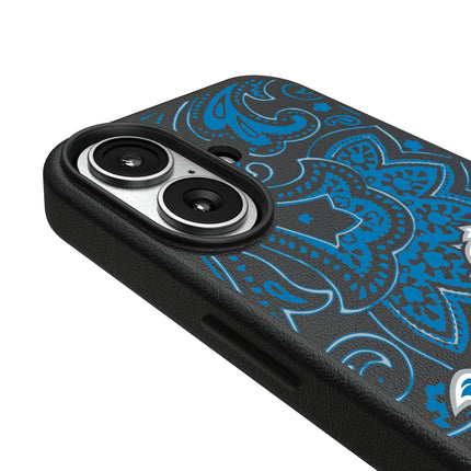 Detroit Lions MagSafe Phone Case Paisley for iPhone