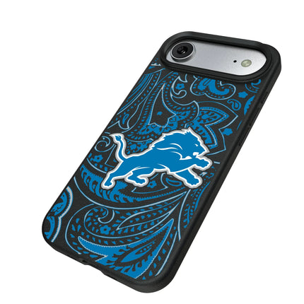 Detroit Lions Paisley MagSafe Compatible Phone Case for Apple iPhone