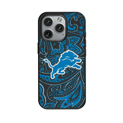 Detroit Lions MagSafe Phone Case Paisley for iPhone