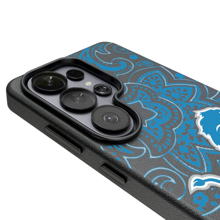 Detroit Lions MagSafe Phone Case Paisley for Samsung Galaxy