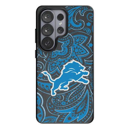 Detroit Lions MagSafe Phone Case Paisley for Samsung Galaxy