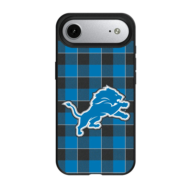 Detroit Lions MagSafe Phone Case Plaid for iPhone