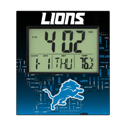 Detroit Lions Wall Clock Quadtile