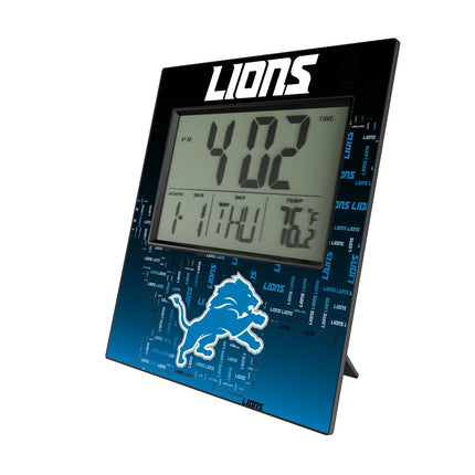 Detroit Lions Wall Clock Quadtile