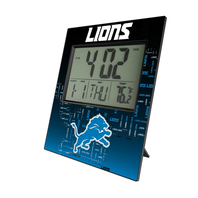 Detroit Lions Wall Clock Quadtile