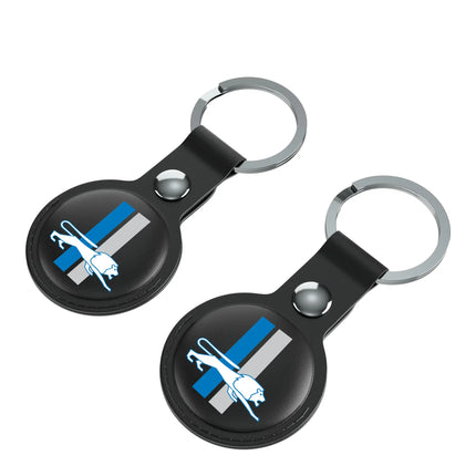 Detroit Lions Black Airtag Holder 2-Pack Retro Insignia