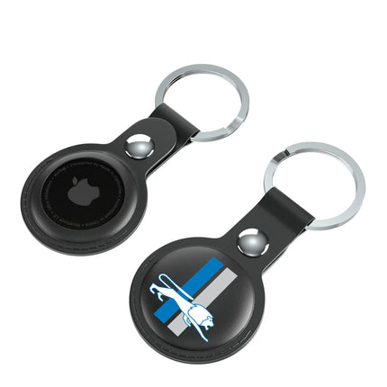 Detroit Lions Black Airtag Holder 2-Pack Retro Insignia