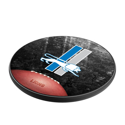 Detroit Lions 15-Watt Wireless Charger Retro Legendary