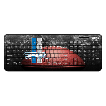 Detroit Lions Wireless USB Keyboard Retro Legendary