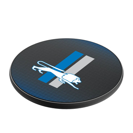 Detroit Lions 15-Watt Wireless Charger Retro Linen