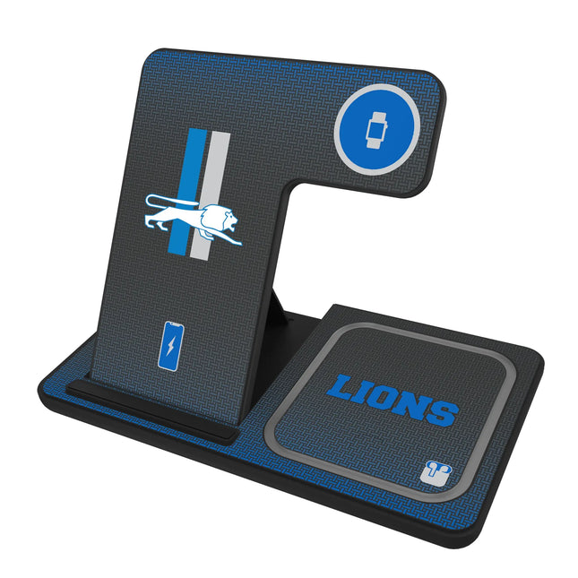Detroit Lions 3 in 1 Charging Station Retro Linen