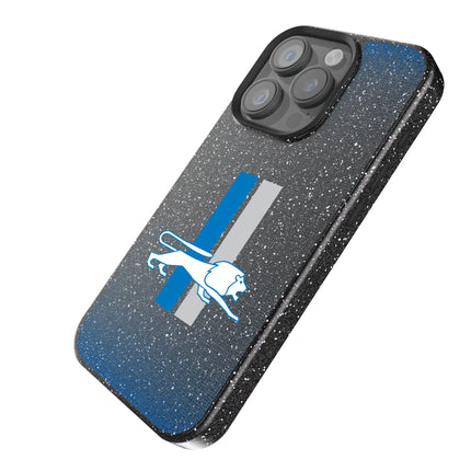 Detroit Lions Black Bling Phone Case Retro Linen for iPhone