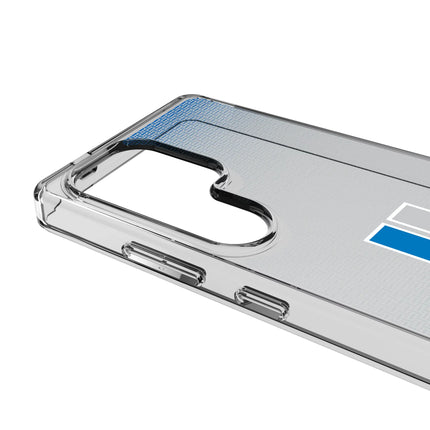 Detroit Lions Clear Phone Case Retro Linen for Galaxy