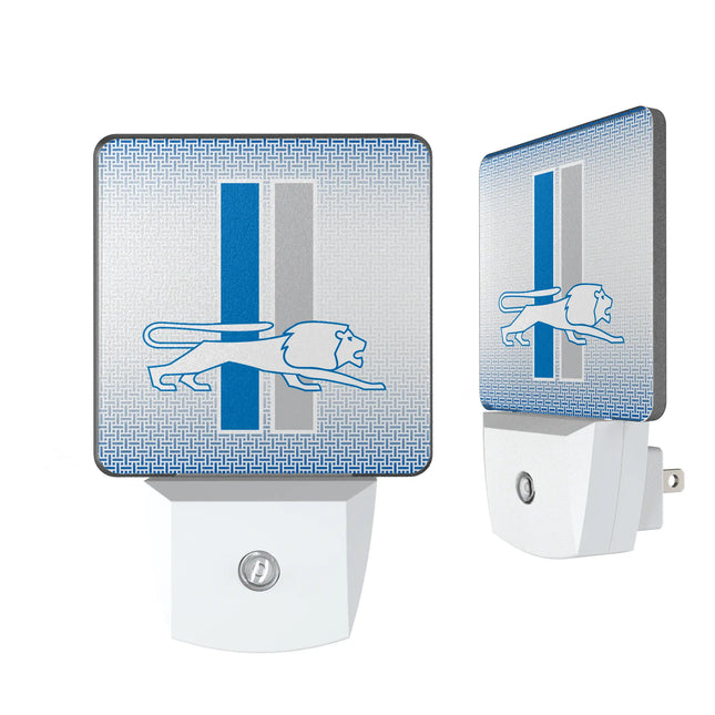 Detroit Lions Night Light 2-Pack Retro Linen