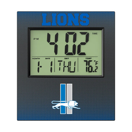 Detroit Lions Wall Clock Retro Linen