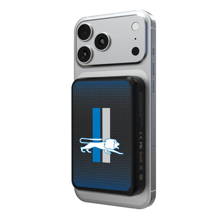 Detroit Lions Wireless Mag Power Bank Retro Linen