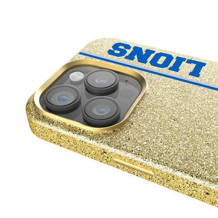 Detroit Lions Bling Phone Case Retro Sidebar for iPhone