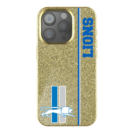 Detroit Lions Bling Phone Case Retro Sidebar for iPhone