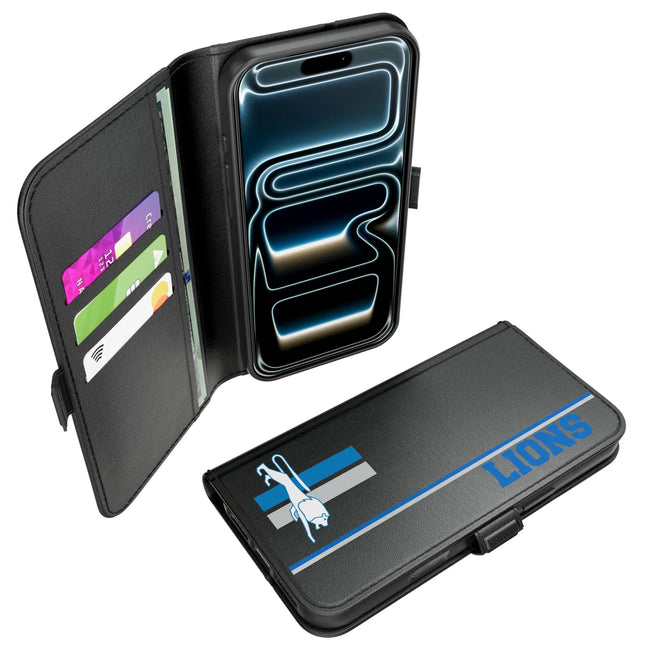 Detroit Lions Retro Sidebar Folio 2.0 Case for Apple iPhone