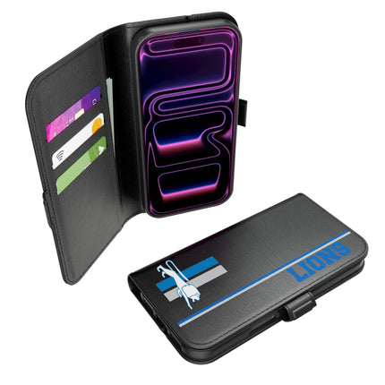 Detroit Lions Retro Sidebar Folio 2.0 Case for Apple iPhone