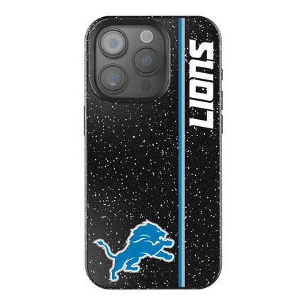 Detroit Lions Black Bling Phone Case Sidebar for iPhone
