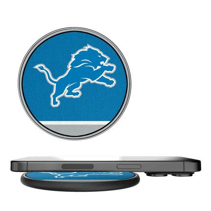 Detroit Lions 15-Watt Wireless Charger Stripe