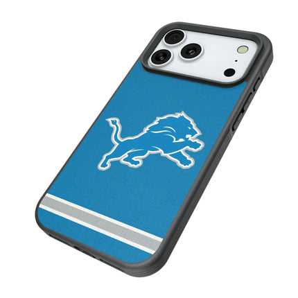 Detroit Lions Stripe Bump Phone Case for Apple iPhone