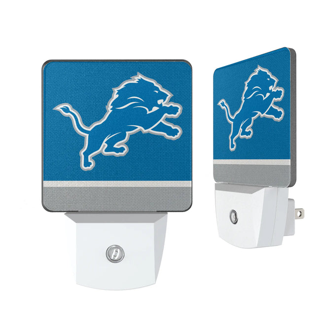 Detroit Lions Night Light 2-Pack Stripe