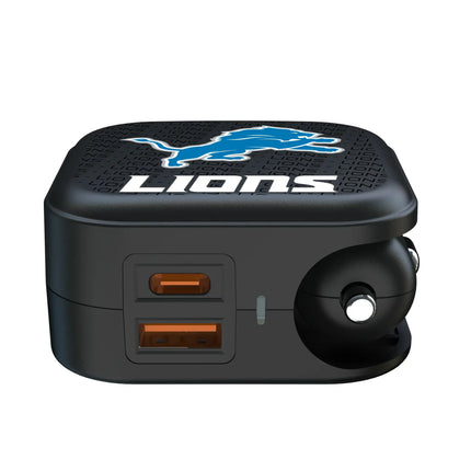 Detroit Lions 2 in 1 USB A/C Charger Text