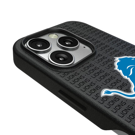 Detroit Lions MagSafe Phone Case Text for iPhone