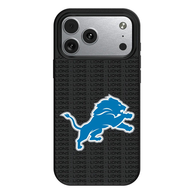 Detroit Lions MagSafe Phone Case Text for iPhone