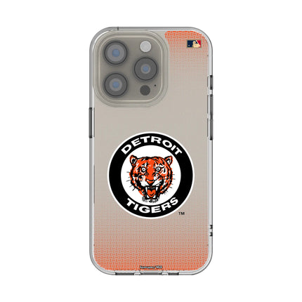 Detroit Tigers 1961-1963 - Cooperstown Collection Linen Clear Phone Case for Apple iPhone