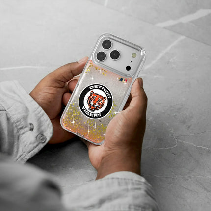 Detroit Tigers 1961-1963 - Cooperstown Collection Linen Glitter Phone Case for Apple iPhone