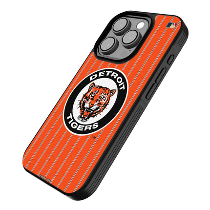 Detroit Tigers 1961-1963 - Cooperstown Collection Pinstripe Bump Phone Case for Apple iPhone