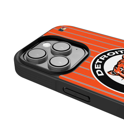 Detroit Tigers 1961-1963 - Cooperstown Collection Pinstripe Bump Phone Case for Apple iPhone