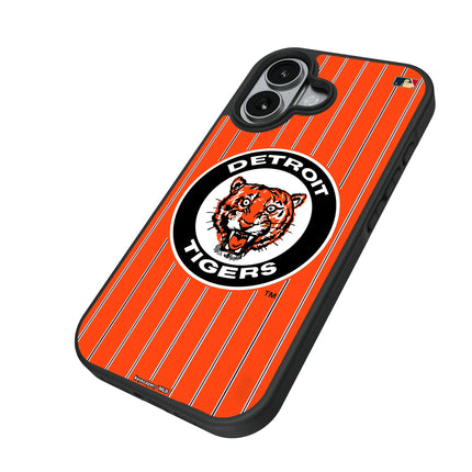 Detroit Tigers 1961-1963 - Cooperstown Collection Pinstripe Bump Phone Case for Apple iPhone