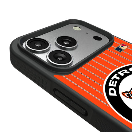 Detroit Tigers 1961-1963 - Cooperstown Collection Pinstripe Bump Phone Case for Apple iPhone
