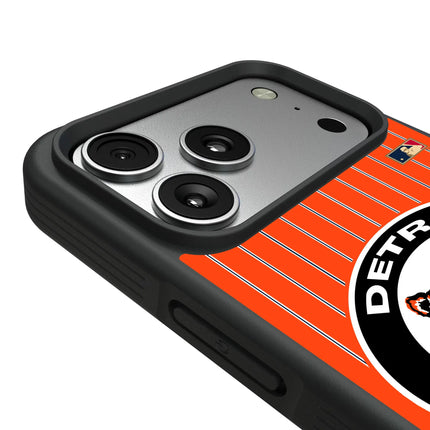 Detroit Tigers 1961-1963 - Cooperstown Collection Pinstripe Bump Phone Case for Apple iPhone