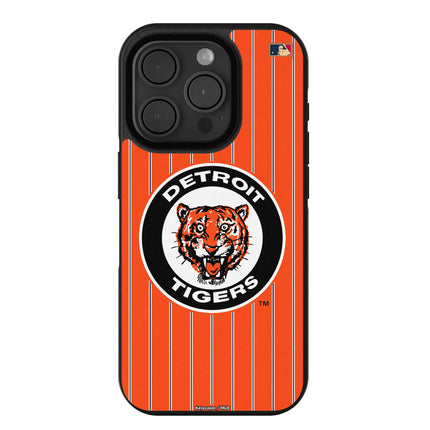 Detroit Tigers 1961-1963 - Cooperstown Collection Pinstripe Bump Phone Case for Apple iPhone