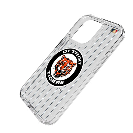 Detroit Tigers 1961-1963 - Cooperstown Collection Pinstripe Clear Phone Case for Apple iPhone