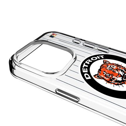 Detroit Tigers 1961-1963 - Cooperstown Collection Pinstripe Clear Phone Case for Apple iPhone