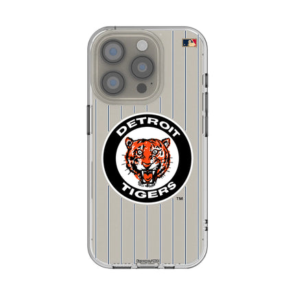 Detroit Tigers 1961-1963 - Cooperstown Collection Pinstripe Clear Phone Case for Apple iPhone